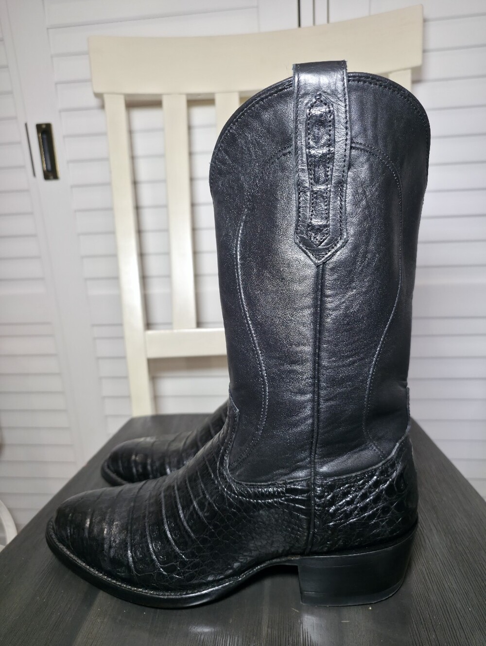 Cody James 1978 Chapman Caiman Western Boots Round Toe Men's Size 9.5 D